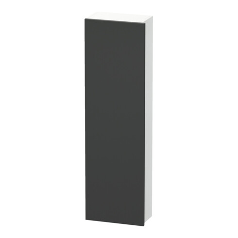 Duravit Hochschrank DuraStyle 40x24x140cm, Tür li, graph matt/we matt