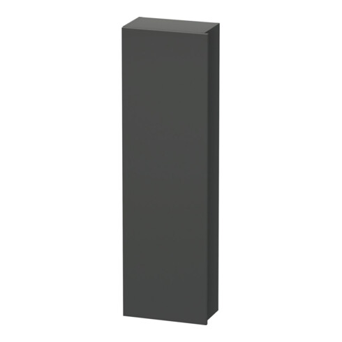 Duravit Hochschrank DuraStyle 40x24x140cm, Tür links, graphit matt