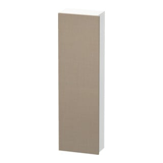 Duravit Hochschrank DuraStyle 40x24x140cm, Tür links, leinen/weiß matt