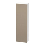 Duravit Hochschrank DuraStyle 40x24x140cm, Tür links, leinen/weiß matt