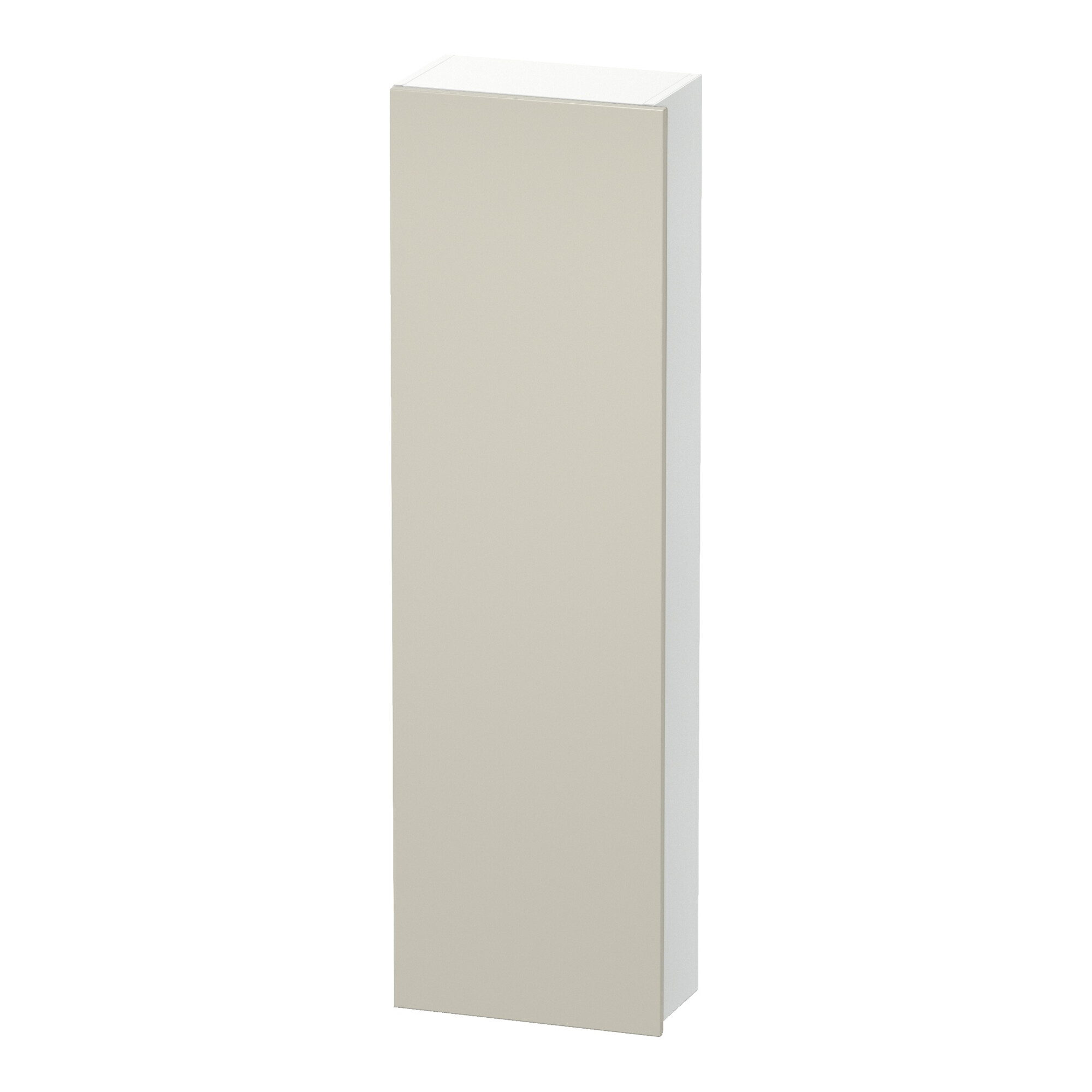Duravit Hochschrank DuraStyle 40x24x140cm, Tür rechts, taupe/weiß matt