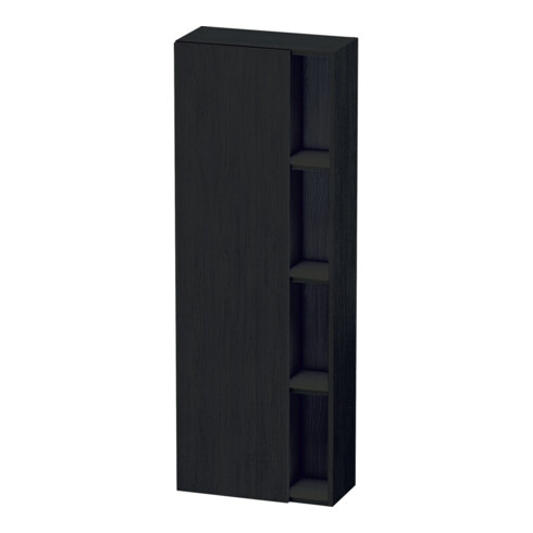Duravit Hochschrank DuraStyle 50x24x140cm, Tür links, Eiche schwarz