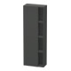 Duravit Hochschrank DuraStyle 50x24x140cm, Tür links, graphit matt-1