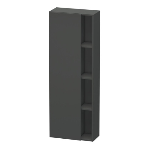 Duravit Hochschrank DuraStyle 50x24x140cm, Tür links, graphit matt