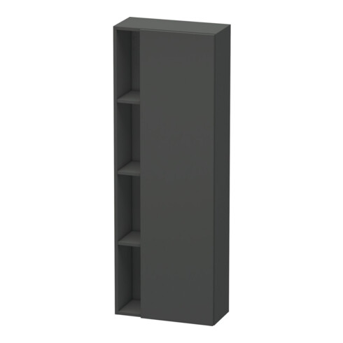 Duravit Hochschrank DuraStyle 50x24x140cm, Tür rechts, graphit matt