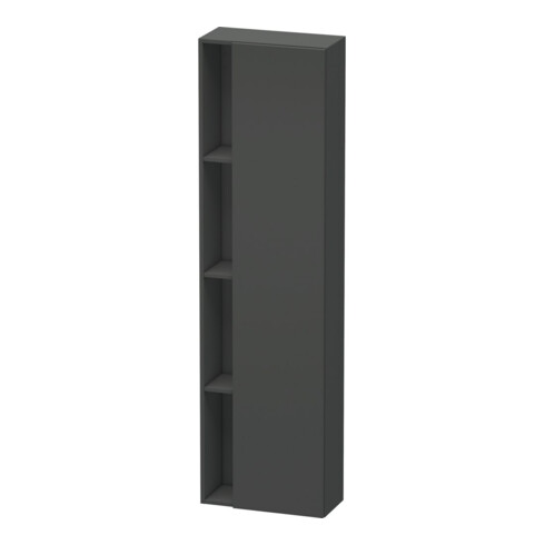 Duravit Hochschrank DuraStyle 50x24x180cm, Tür rechts, graphit matt