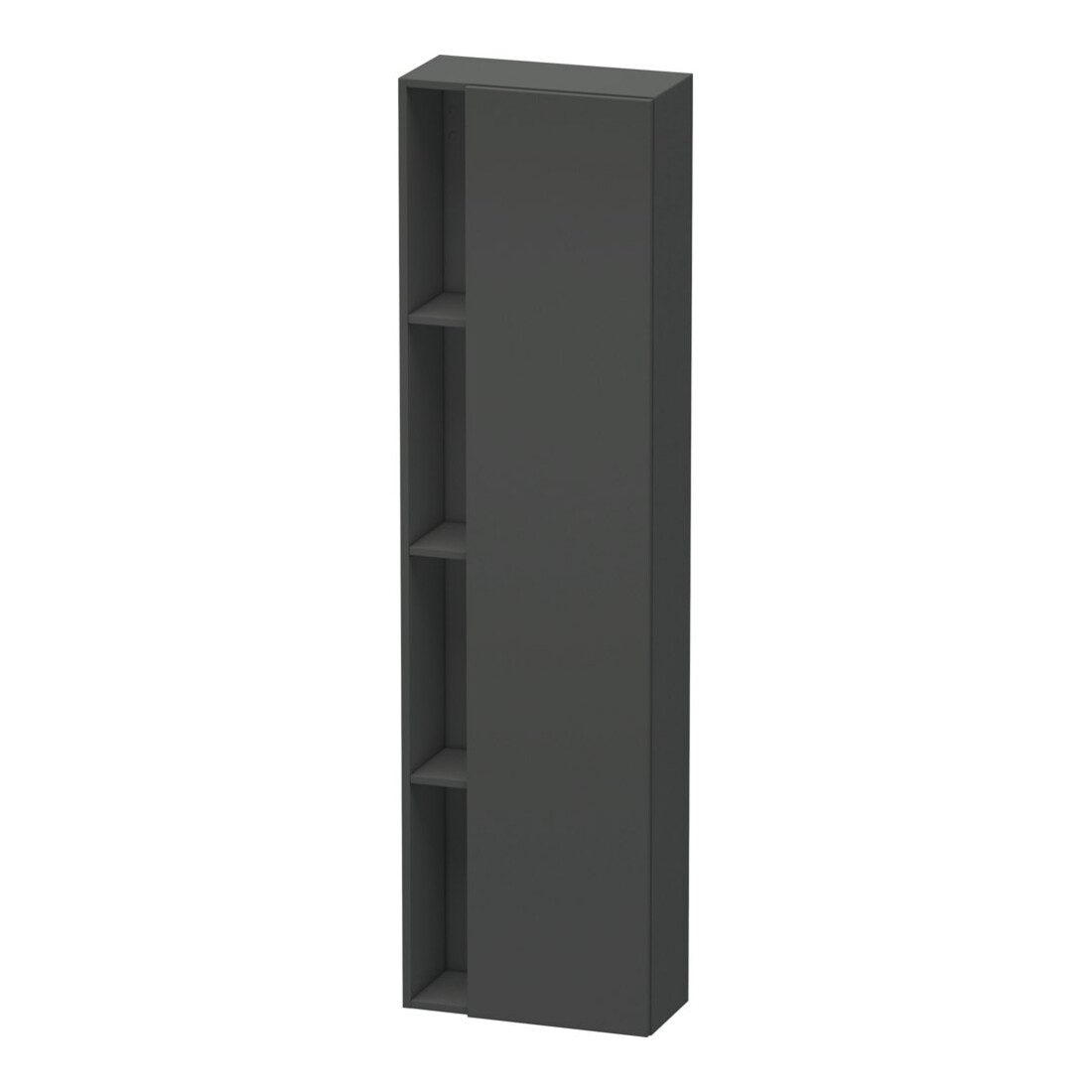 Duravit Hochschrank DuraStyle 50x24x180cm, Tür rechts, graphit matt