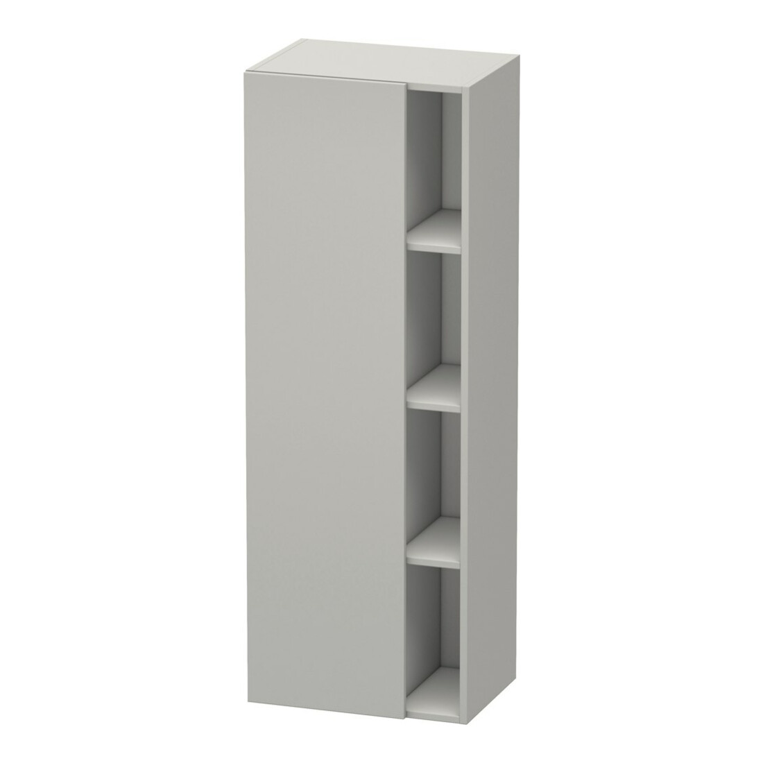 Duravit Hochschrank DuraStyle 50x36x140 cm, porte gauche, béton gris mat