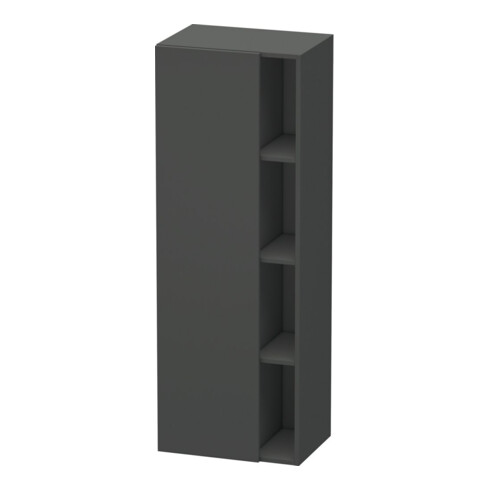 Duravit Hochschrank DuraStyle 50x36x140cm, Tür links, graphit matt