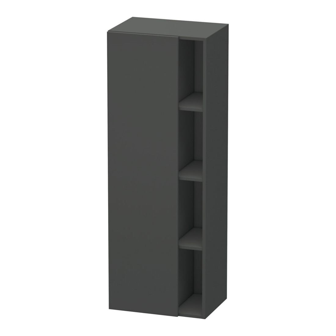 Duravit Hochschrank DuraStyle 50x36x140cm, Tür links, graphit matt