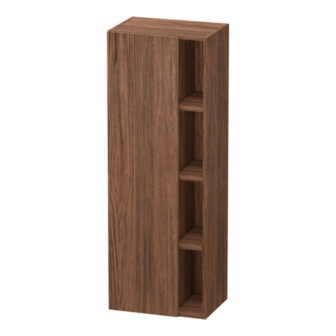 Duravit Hochschrank DuraStyle 50x36x140cm, Tür links, nussbaum dunkel