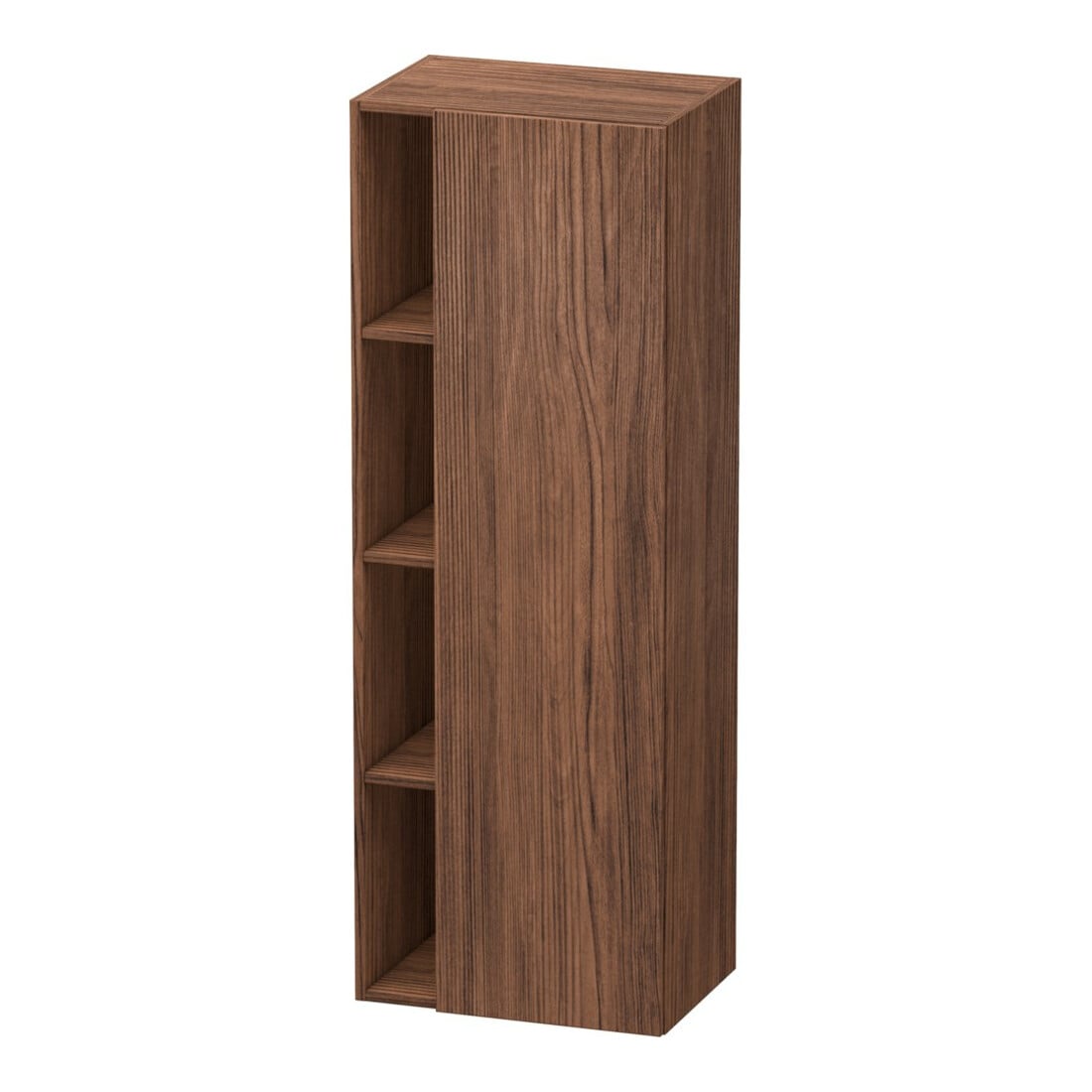Duravit Hochschrank DuraStyle 50x36x140cm, Tür rechts, nussbaum dunkel
