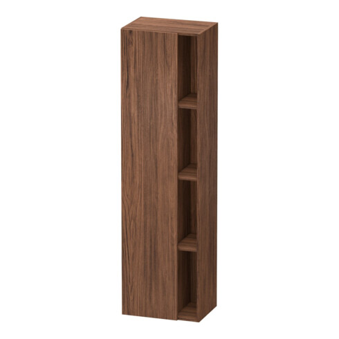 Duravit Hochschrank DuraStyle 50x36x180cm, Tür links, nussbaum dunkel