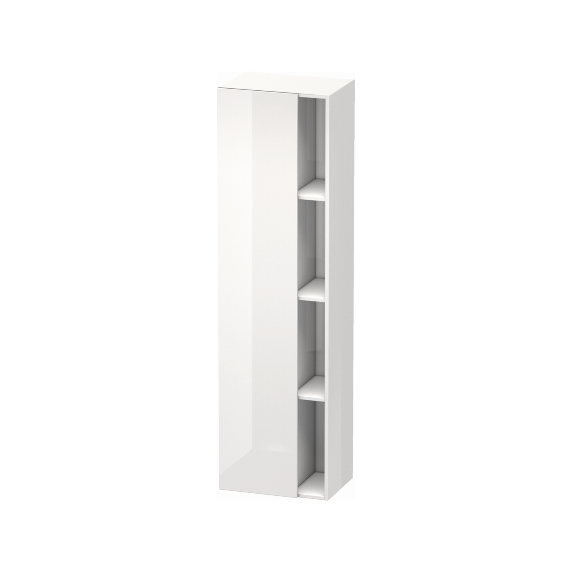 Duravit Hochschrank DuraStyle 50x36x180cm, Tür re, Ei sw/we matt