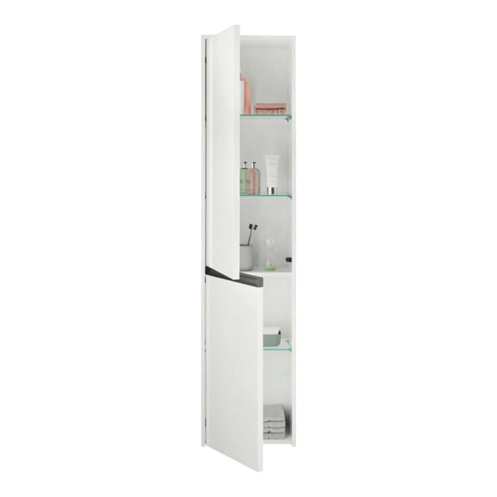 Duravit Hochschrank Ketho.2 40x36x176cm, 2 Tür., Anschl re, we. hgl