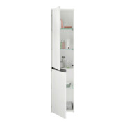 Duravit Hochschrank Ketho.2 40x36x176cm, 2 Tür., Anschl re, we. matt