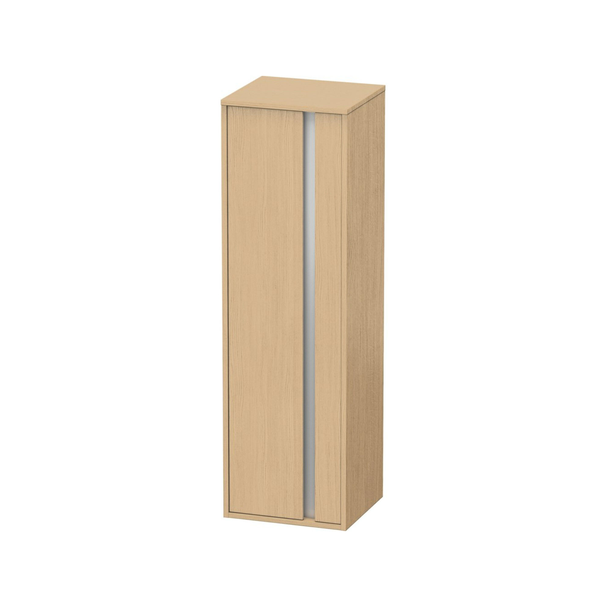 Duravit Hochschrank Ketho 40x36cm, links, Eiche natur, 1 Tür