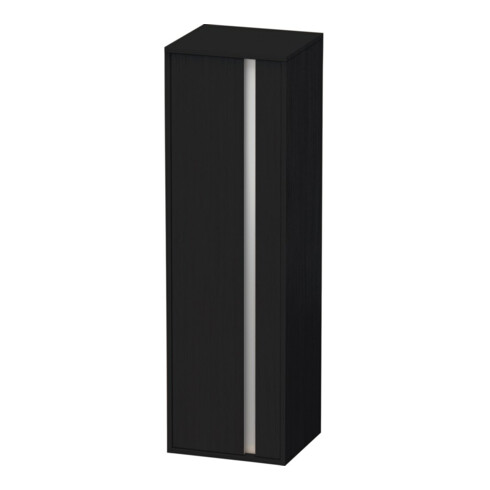 Duravit Hochschrank Ketho 40x36cm, links, Eiche schwarz, 1 Tür