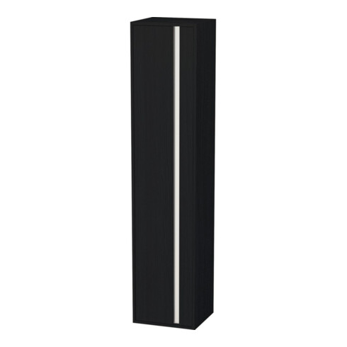 Duravit Hochschrank Ketho 40x36cm, links, Eiche schwarz, 1 Tür