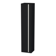 Duravit Hochschrank Ketho 40x36cm, links, Eiche schwarz, 1 Tür