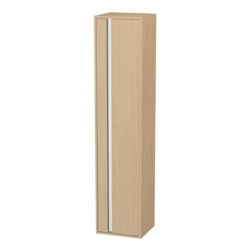 Duravit Hochschrank Ketho 40x36cm, rechts, Eiche natur, 1 Tür