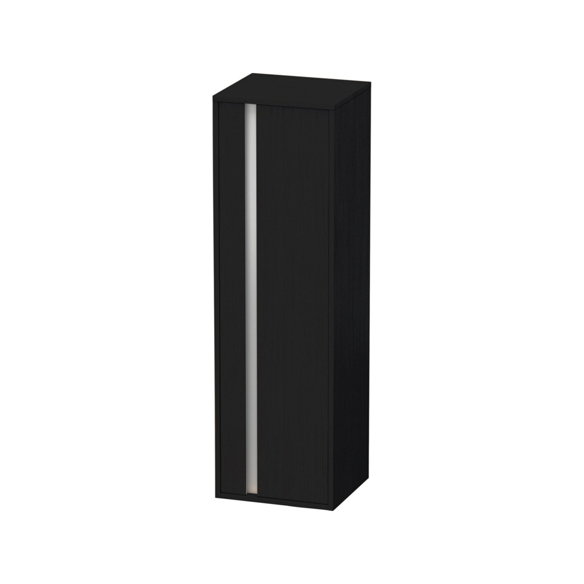 Duravit Hochschrank Ketho 40x36cm, rechts, Eiche schwarz, 1 Tür