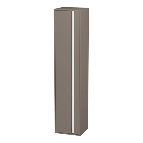 Duravit Hochschrank Ketho 40x36cm, Tür links, basalt matt