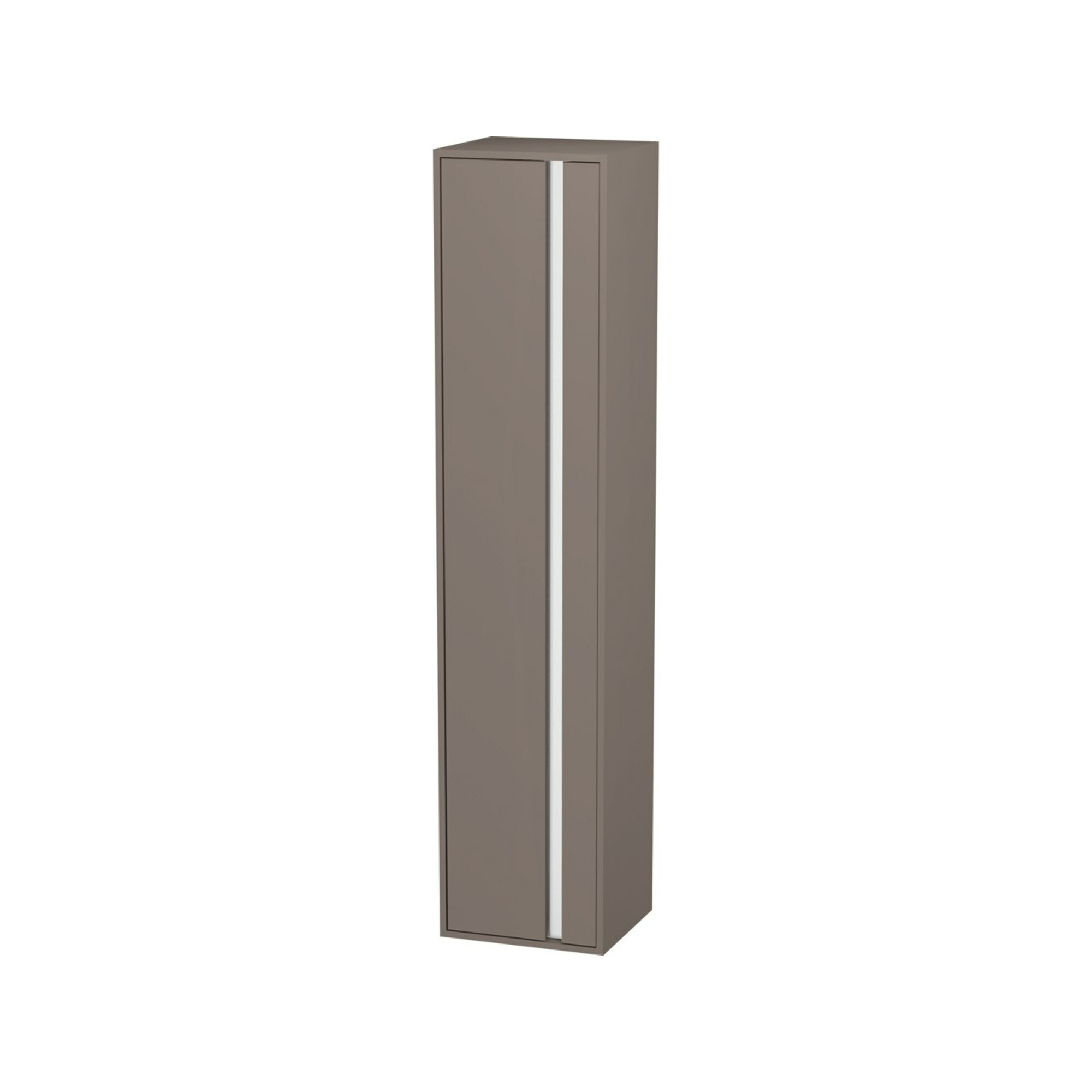Duravit Hochschrank Ketho 40x36cm, Tür links, basalt matt