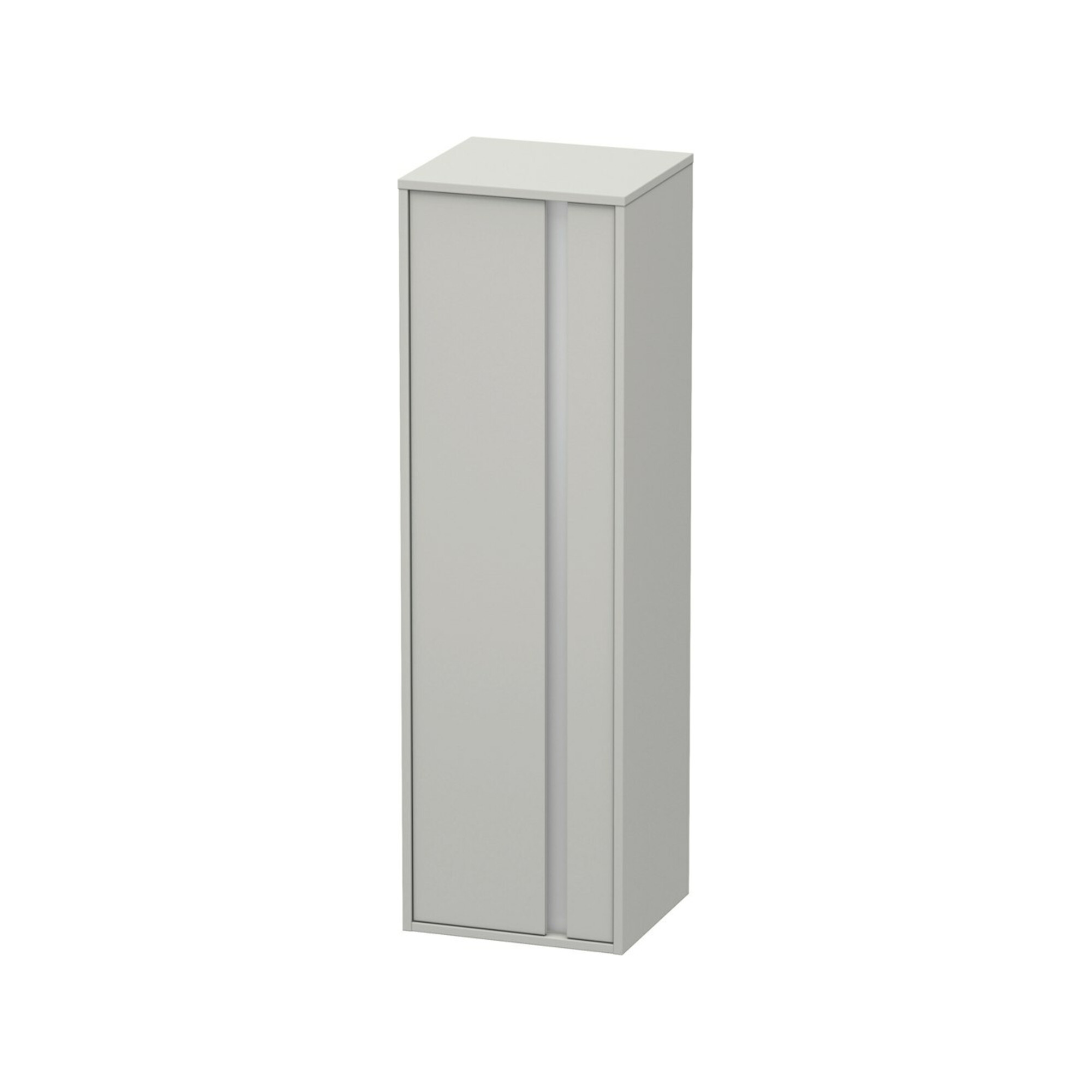 Duravit Hochschrank Ketho 40x36cm, Tür links, betongrau matt