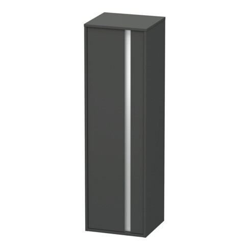 Duravit Hochschrank Ketho 40x36cm, Tür links, graphit matt