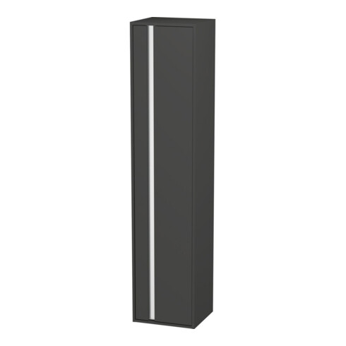 Duravit Hochschrank Ketho 40x36cm, Tür rechts, graphit matt