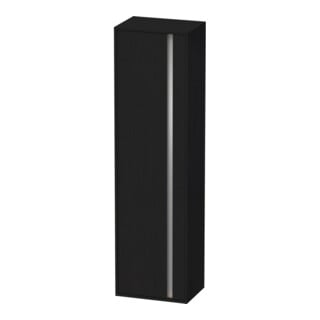 Duravit Hochschrank Ketho 50x36cm, links, Eiche schwarz, 1 Tür