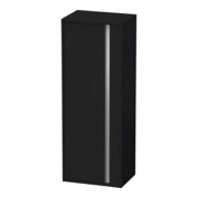 Duravit Hochschrank Ketho 50x36cm, links, Eiche schwarz, 1 Tür