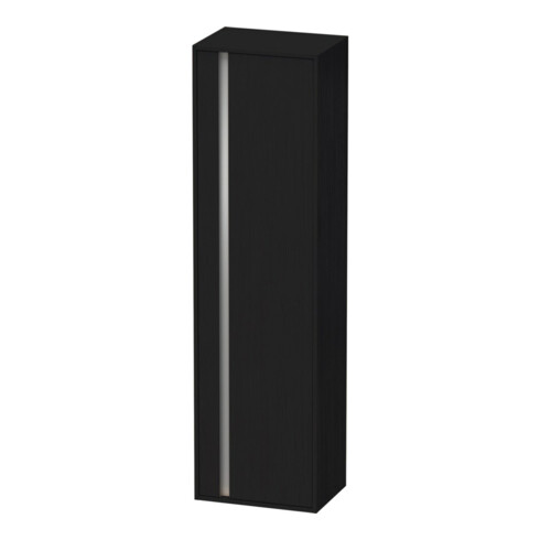 Duravit Hochschrank Ketho 50x36cm, rechts, Eiche schwarz, 1 Tür