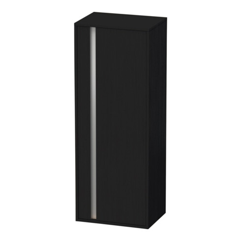 Duravit Hochschrank Ketho 50x36cm, rechts, Eiche schwarz, 1 Tür