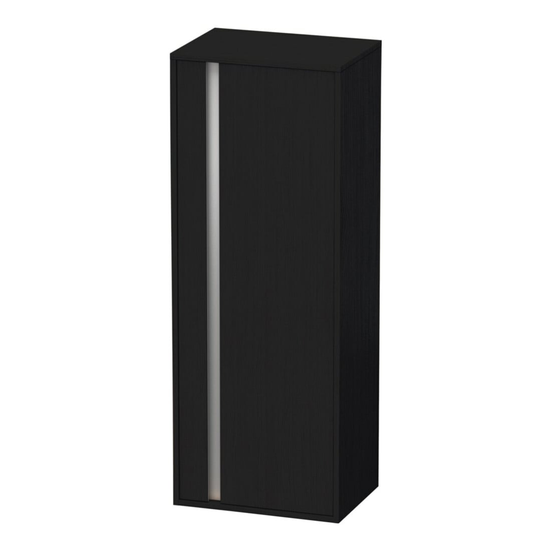 Duravit Hochschrank Ketho 50x36cm, rechts, Eiche schwarz, 1 Tür