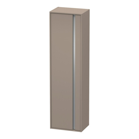 Duravit Hochschrank Ketho 50x36cm, Tür links, basalt matt