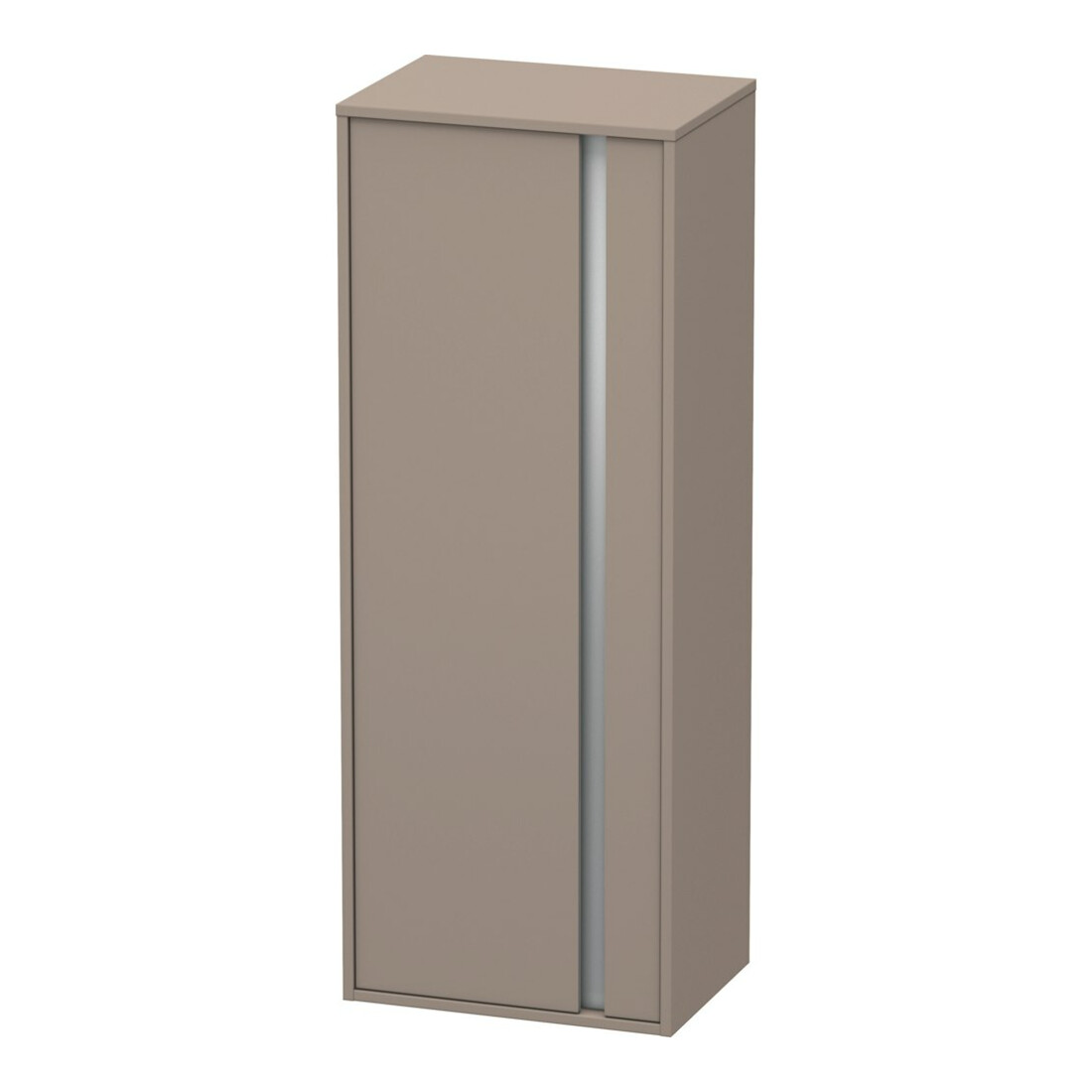 Duravit Hochschrank Ketho 50x36cm, Tür links, basalt matt