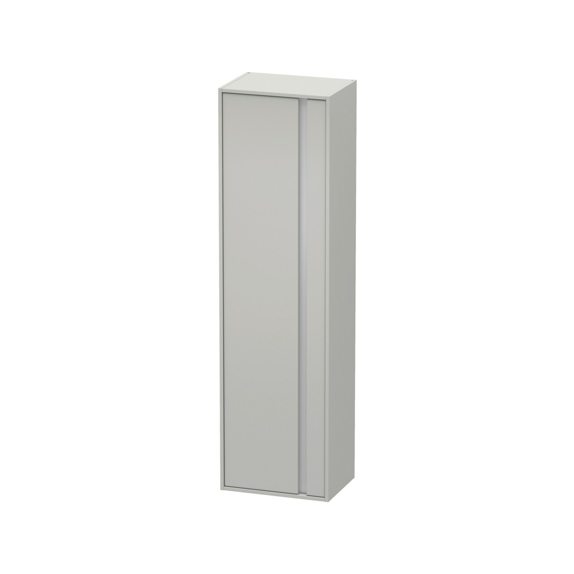 Duravit Hochschrank Ketho 50x36cm, Tür links, betongrau matt