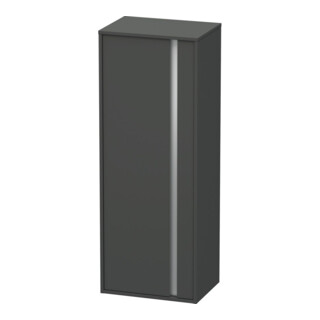 Duravit Hochschrank Ketho 50x36cm, Tür links, graphit matt