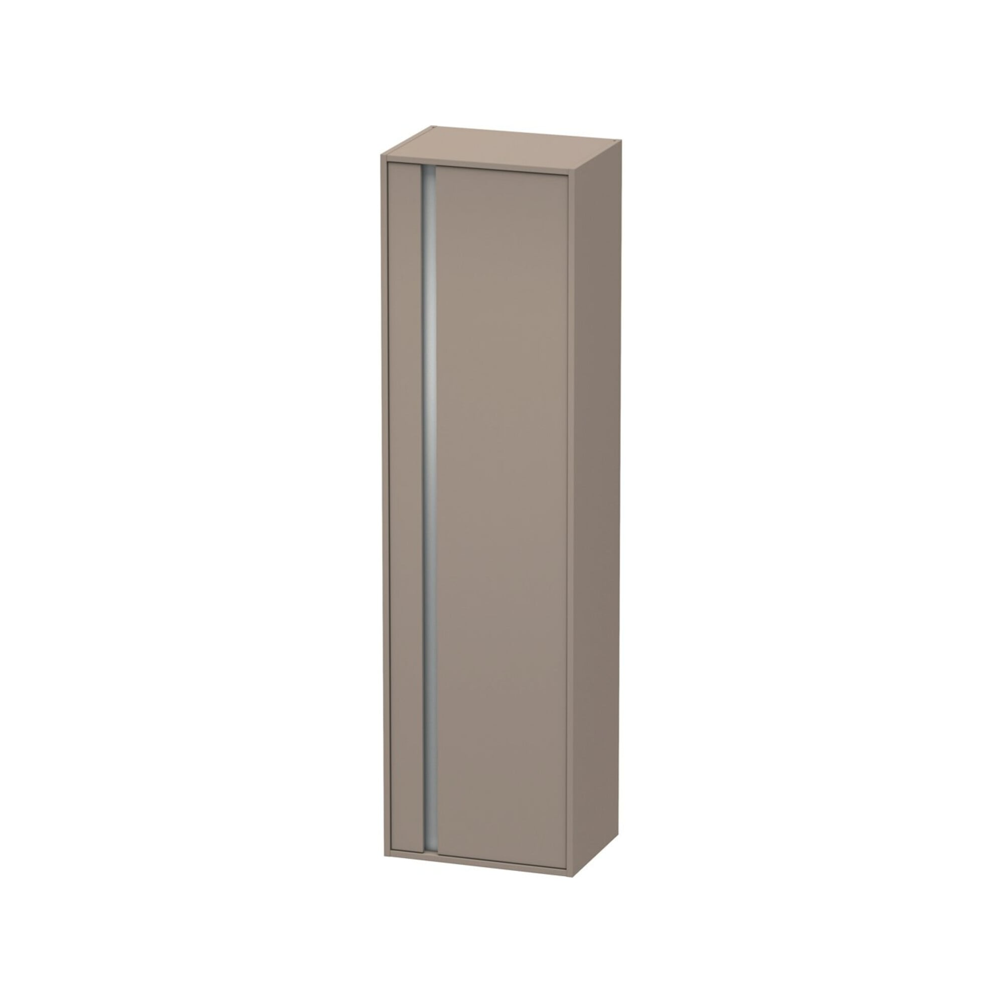 Duravit Hochschrank Ketho 50x36cm, Tür rechts, basalt matt