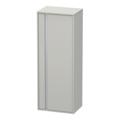 Duravit Hochschrank Ketho 50x36cm, Tür rechts, betongrau matt