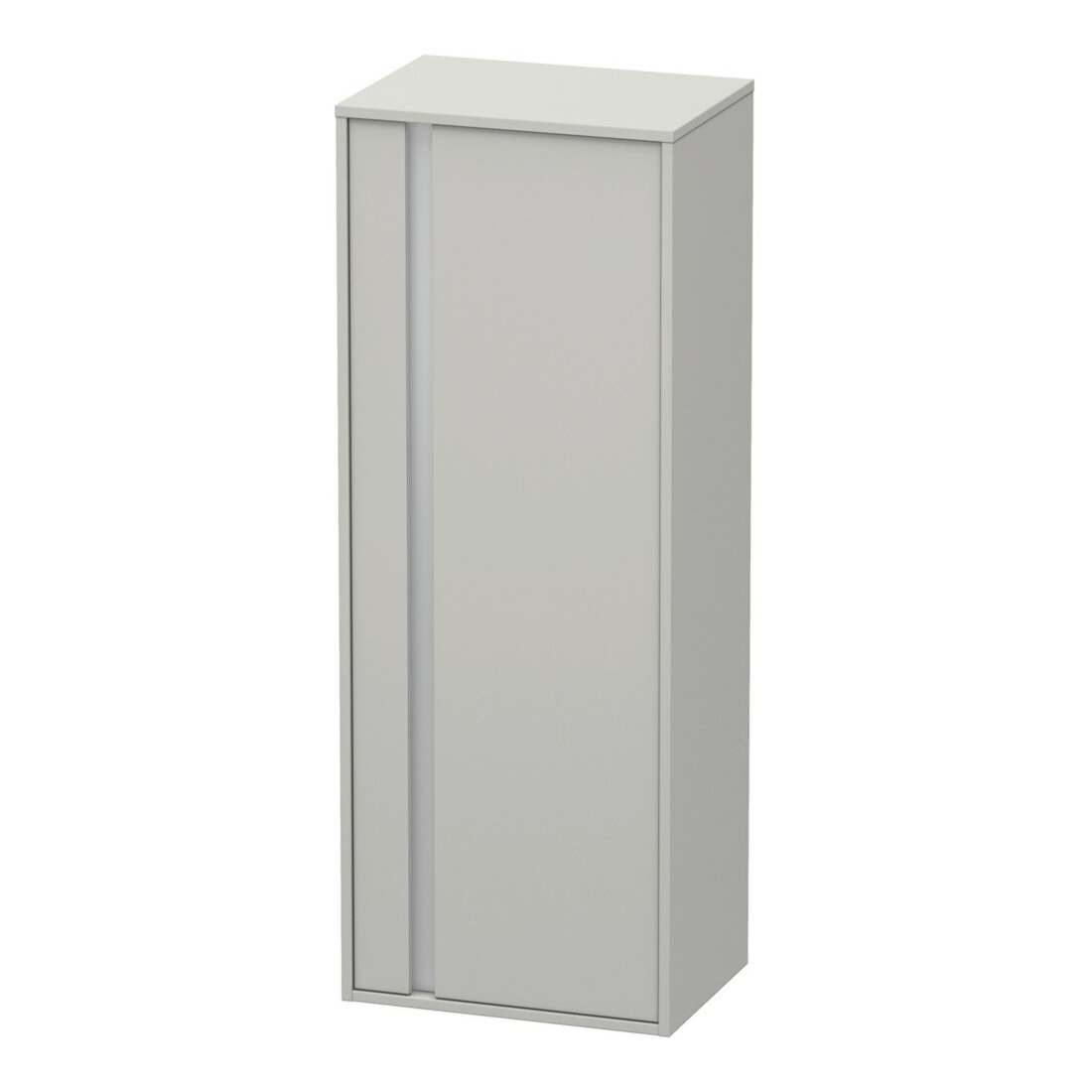 Duravit Hochschrank Ketho 50x36cm, Tür rechts, betongrau matt