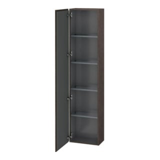 Duravit Hochschrank L-Cube 40x24,3x176cm, Tür li, Ei dkl. gebürstet