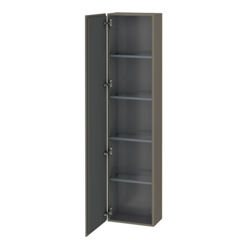 Duravit Hochschrank L-Cube 40x24,3x176cm, Tür li, flan. Gr s-matt