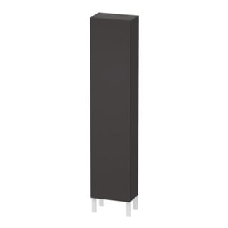 Duravit Hochschrank L-Cube 40x24,3x176cm, Tür li, graphit supermatt