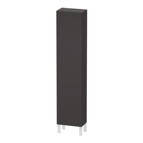 Duravit Hochschrank L-Cube 40x24,3x176cm, Tür li, graphit supermatt