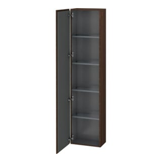 Duravit Hochschrank L-Cube 40x24,3x176cm, Tür li, Nussb gebürstet
