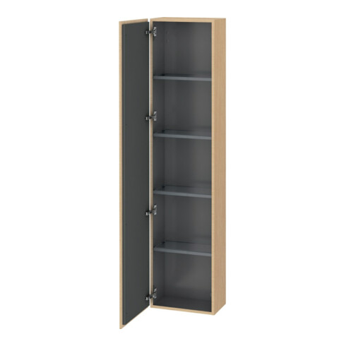Duravit Hochschrank L-Cube 40x24,3x176cm, Tür links, Eiche natur