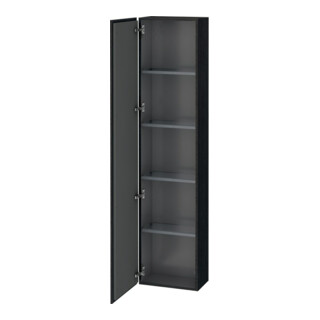Duravit Hochschrank L-Cube 40x24,3x176cm, Tür links, Eiche schwarz